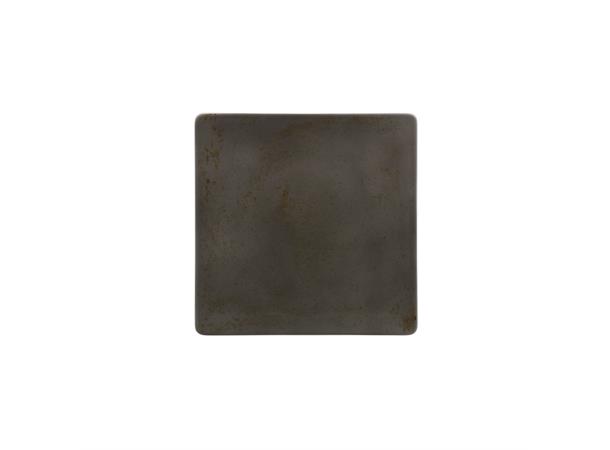 POTTERY tallerken 200x200mm Dekor: Unique Dark Grey